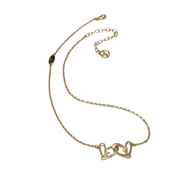 11 lv letter necklace gold for women 2799