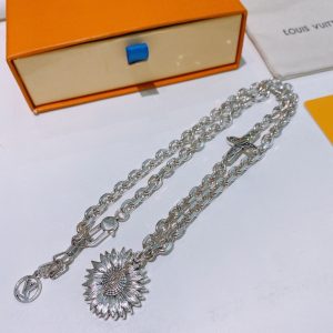 2-Star Necklace Silver For Women   2799