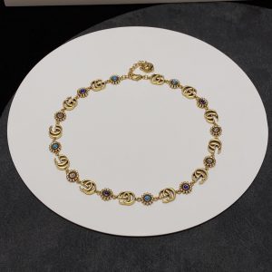 1 double g necklace gold for women 2799