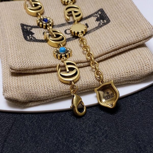 7 double g necklace gold for women 2799