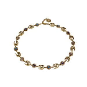 11 double g necklace gold for women 2799