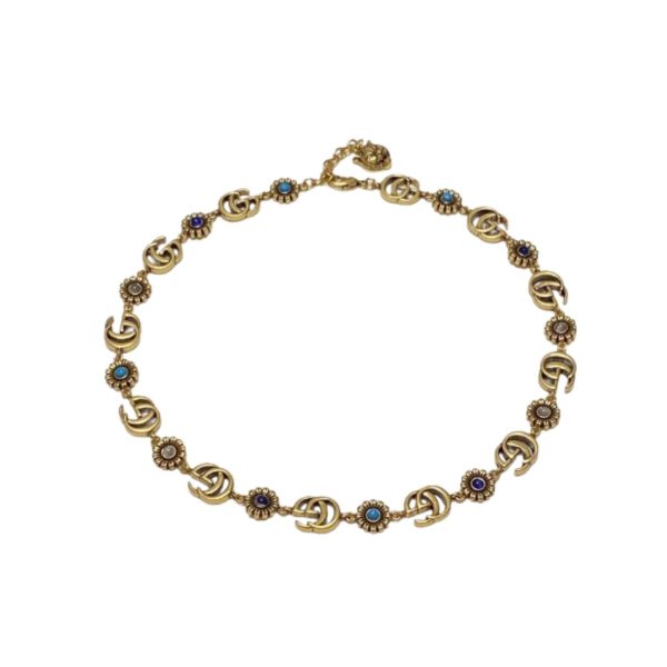 11 double g necklace gold for women 2799
