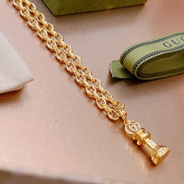 17 double g necklace gold for women 2799