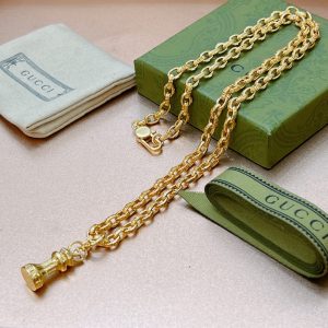18 double g necklace gold for women 2799