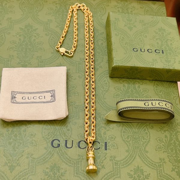 21 double g necklace gold for women 2799