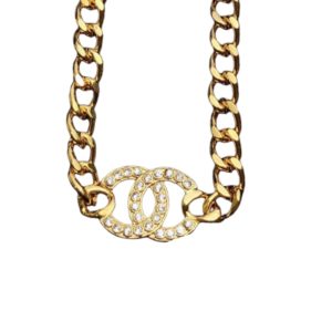 19 double c necklace gold for women 2799