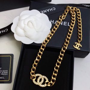 20 double c necklace gold for women 2799