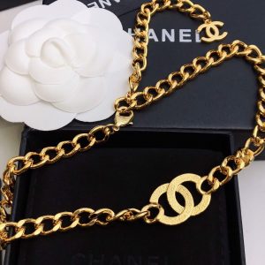 22 double c necklace gold for women 2799