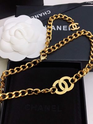 22 double c necklace gold for women 2799