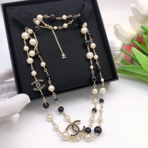 25 pearl necklace gold for women 2799