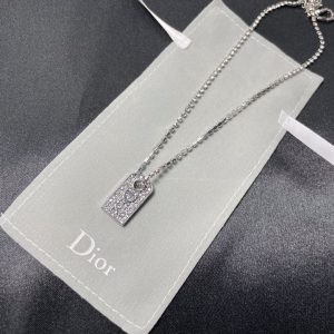 letter necklace silver for women 2799