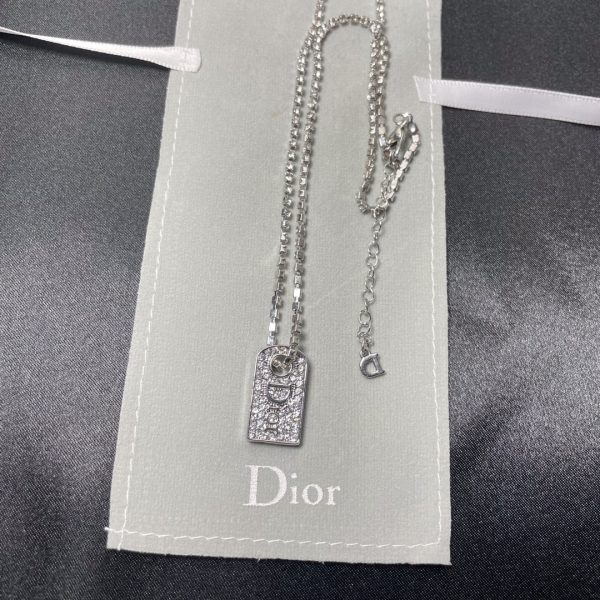 2 letter necklace silver for women 2799