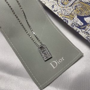 6 letter necklace silver for women 2799