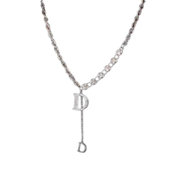 25 letter necklace silver for women 2799