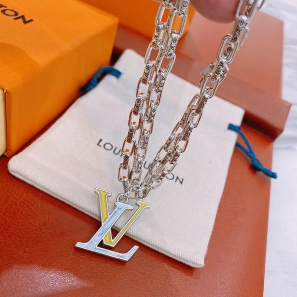 40 letter necklace silver for women 2799