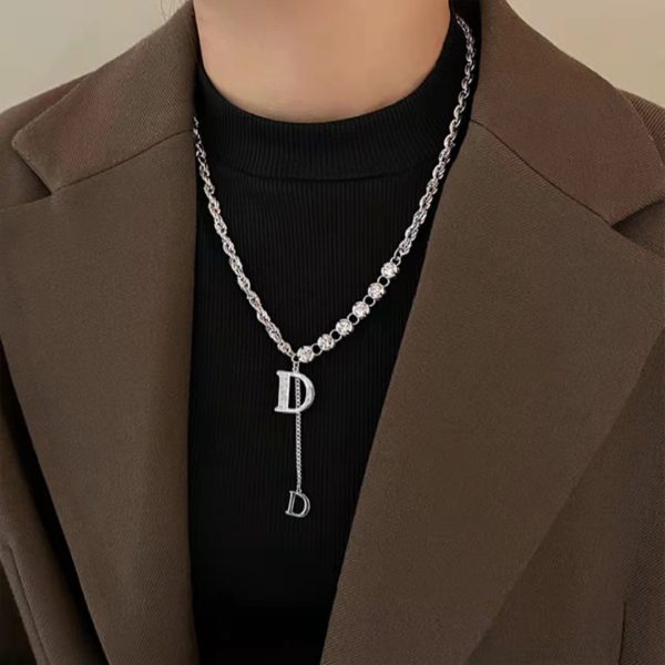 18 letter necklace silver for women 2799 1