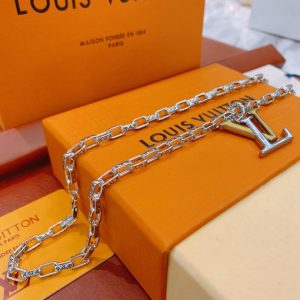 34 letter necklace silver for women 2799 1