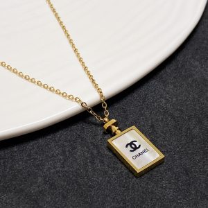 23 perfume bottle necklace gold for women 2799