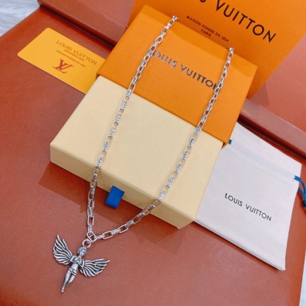 angel necklace silver for women 2799