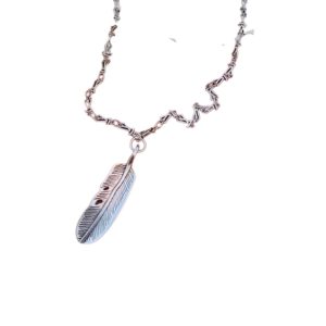 11 leaf necklace silver for women 2799