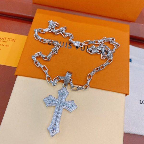 8 cross necklace silver for women 2799