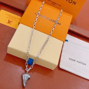 shoe necklace silver for women 2799