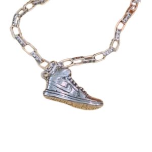 4-Shoe Necklace Silver For Women   2799