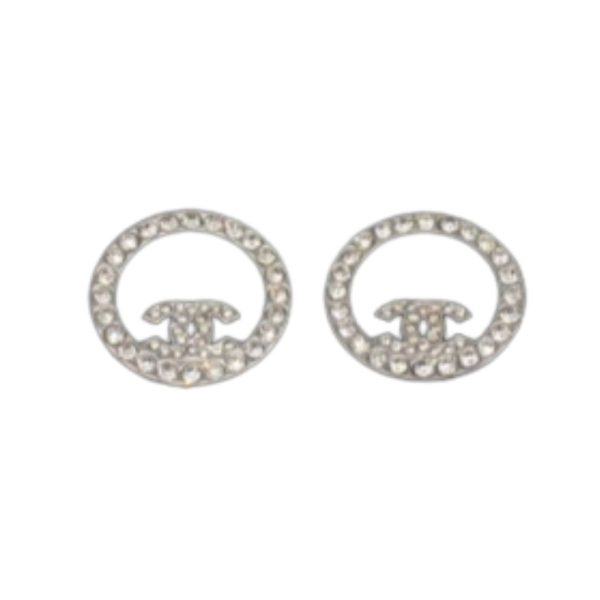 11 round stud earrings silver for women 2799