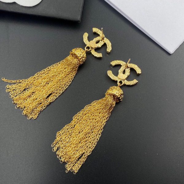 3 tassel earrings gold for women 2799