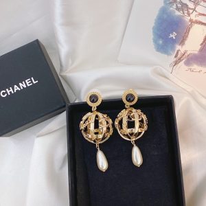 8 globe earrings gold for women 2799