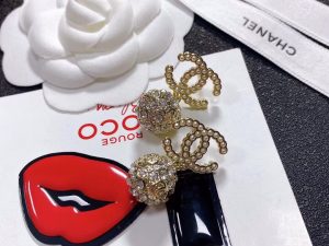Double C Earrings Gold For Women   2799