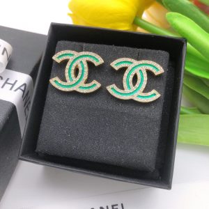 15 double c earrings gold for women 2799