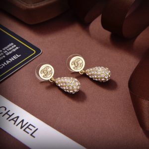 teardrop earrings gold for women 2799