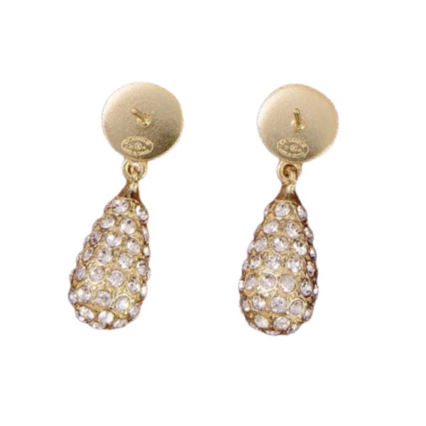 4 teardrop earrings gold for women 2799