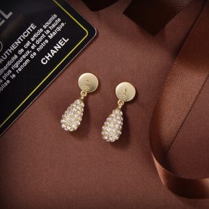 6 teardrop earrings gold for women 2799