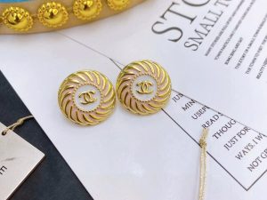 3 alphabet earrings gold for women 2799