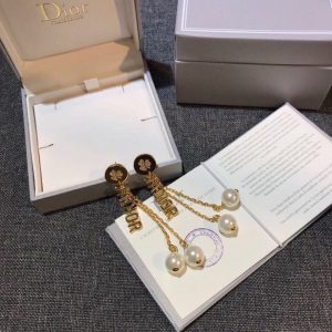 8 jadior earrings gold tone for women 2799