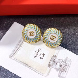 3 alphabet earrings jade green for women 2799