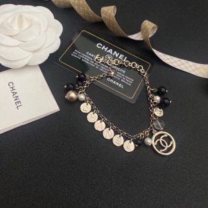 3-Cpendant Pearl Bracelet Gold For Women   2799