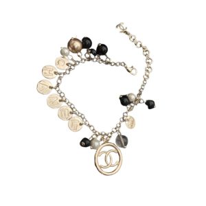 4-Cpendant Pearl Bracelet Gold For Women   2799
