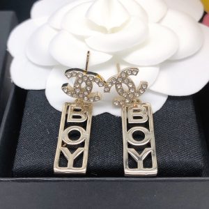 8 boy crystal earrings gold for women 2799