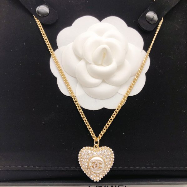 2 love necklace gold for women 2799