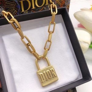 2 pin buckle necklace gold for women 2799