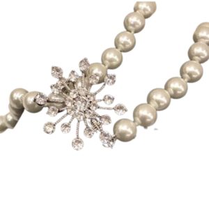 4-Pearl Necklace White For Women   2799