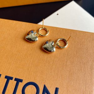 1 lv initials earrings gold tone for women 2799