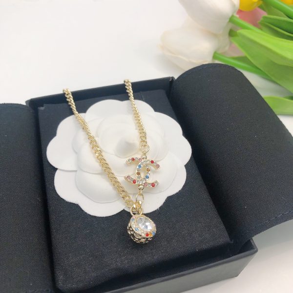 9 pearl diamond necklace gold for women 2799