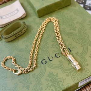 1 double g classic punk necklace gold for women 2799