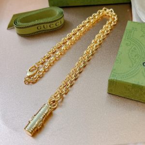 7 double g classic punk necklace gold for women 2799