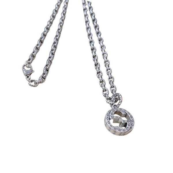 4 chain necklace silver for women 2799