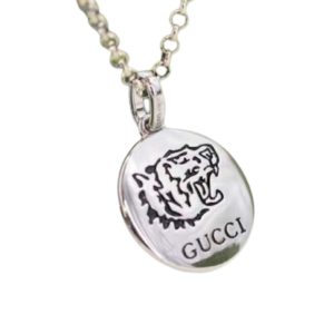 11 love tiger head necklace silver for women 2799